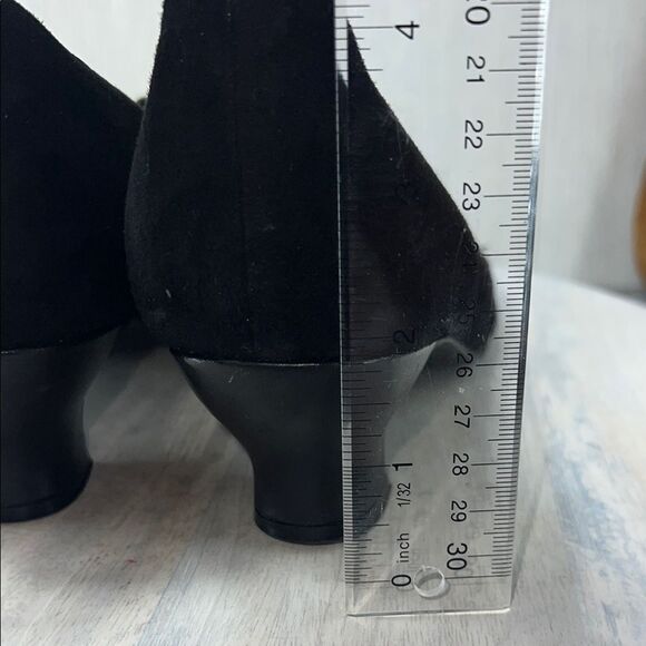 Hotter Black Loafers Sleek Slip-Ons - Picture 7 of 10